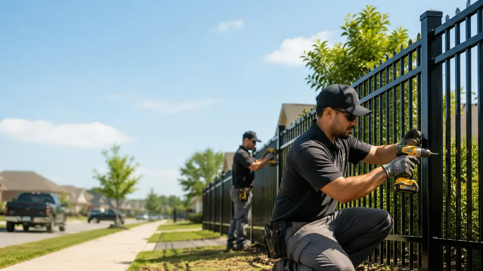 Metal Fence Installation in Middleton, WI